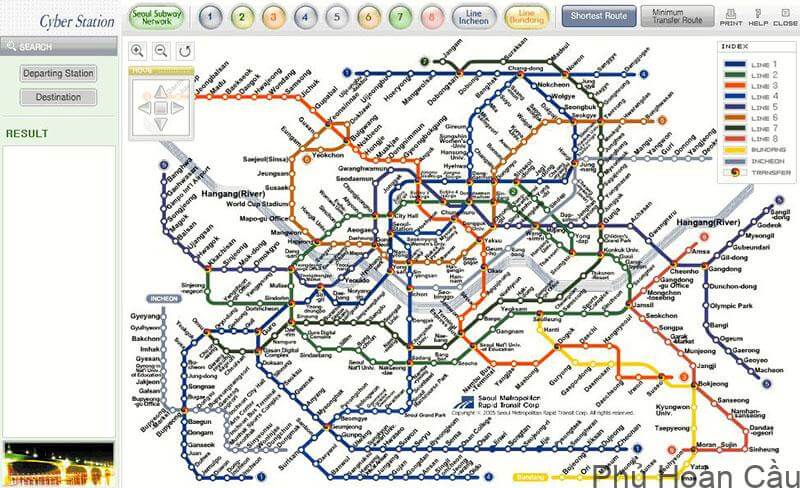 Xem bản đồ tàu điện ngầm của Hàn Quốc sẽ giúp bạn dễ dàng lập kế hoạch cho chuyến đi của mình. Trên đó, bạn có thể dễ dàng tìm kiếm các trạm tàu, tuyến đường và thời gian chờ đợi. Hãy cùng trải nghiệm với một hệ thống tàu điện ngầm tiện lợi và hiện đại nhất châu Á.